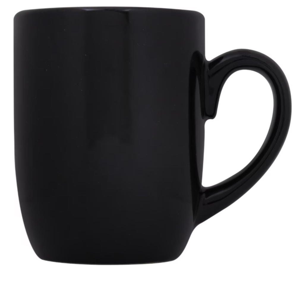 Sleek Black Coffee Mug